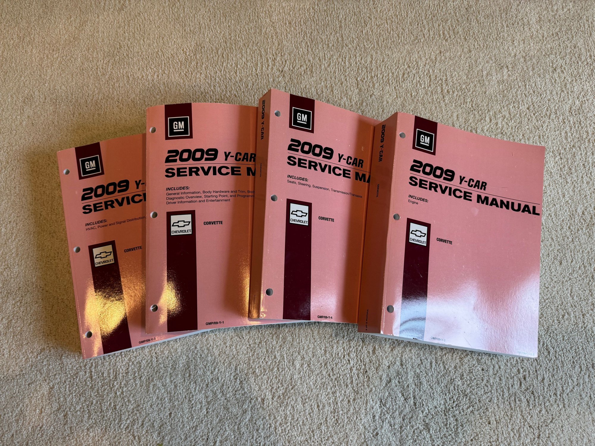 FS (For Sale) 2009 Corvette GM Service Manuals CorvetteForum