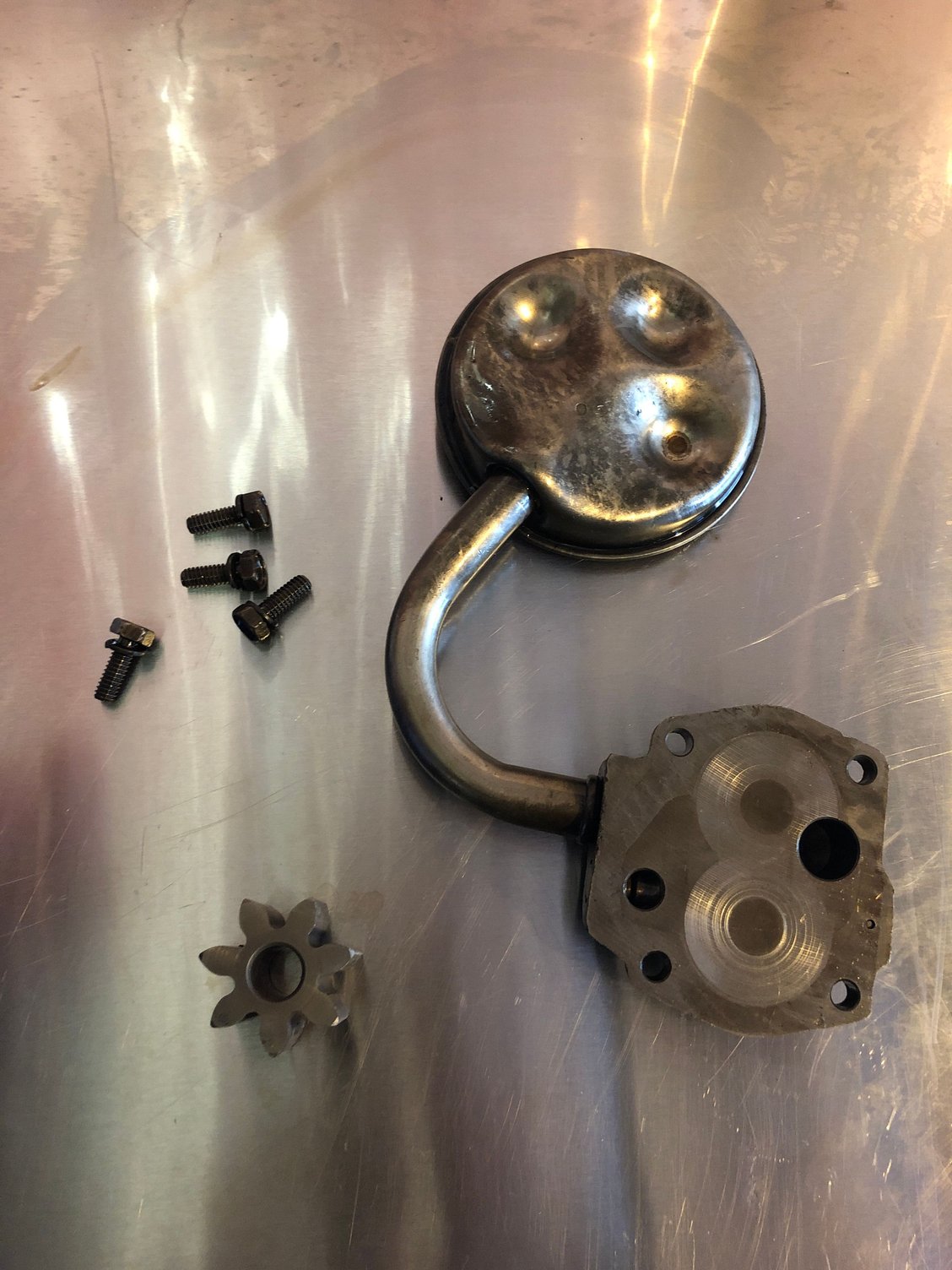 what is this stuff on my oil pump pickup screen??? CorvetteForum Chevrolet Corvette Forum