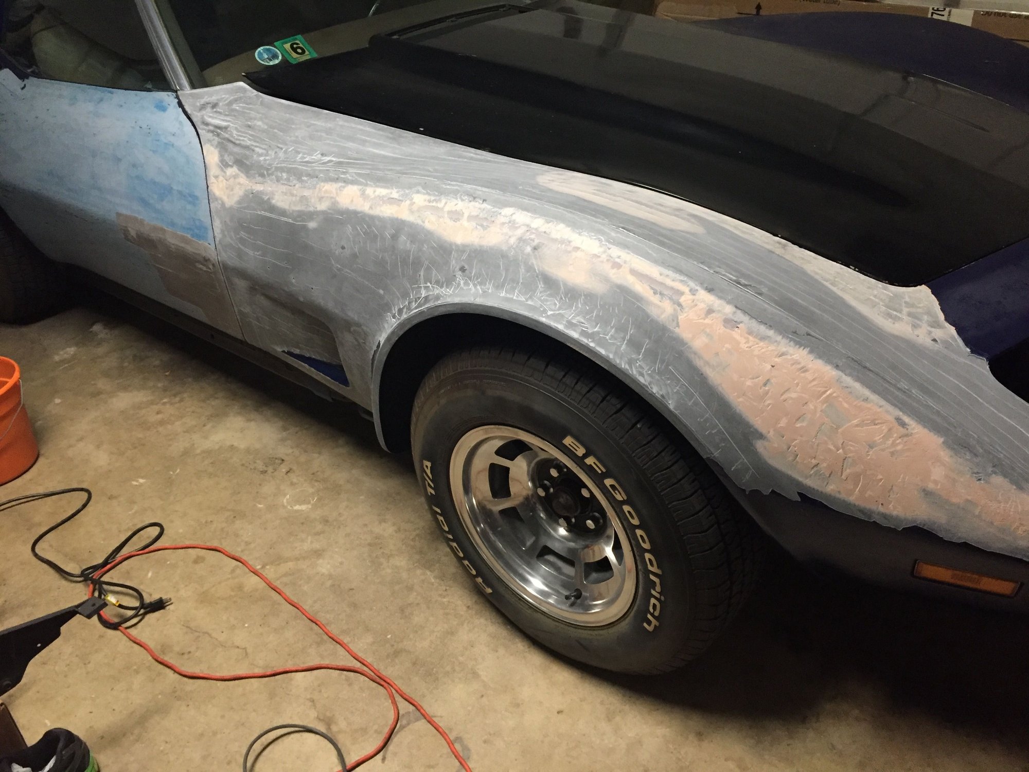 Need Guidance on Removing Body Filler CorvetteForum Chevrolet