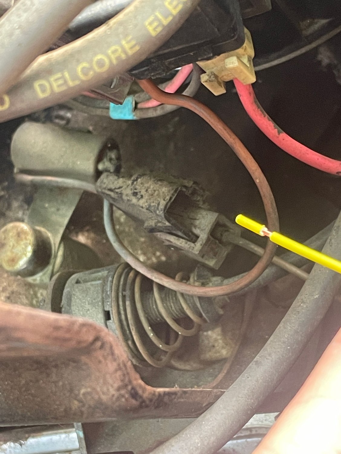 Or this spot here seems like it should go but there is a capacitor I believe next to it. 