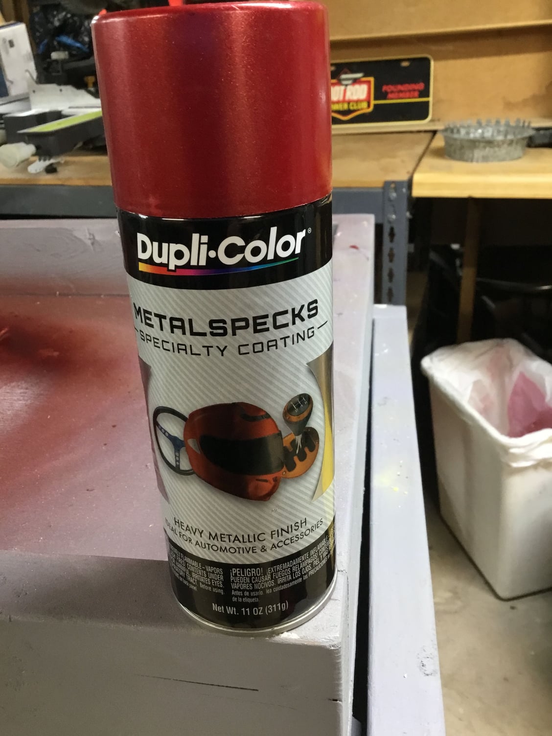 Dupli-Color Red Metal Specks Spray Paint 11oz