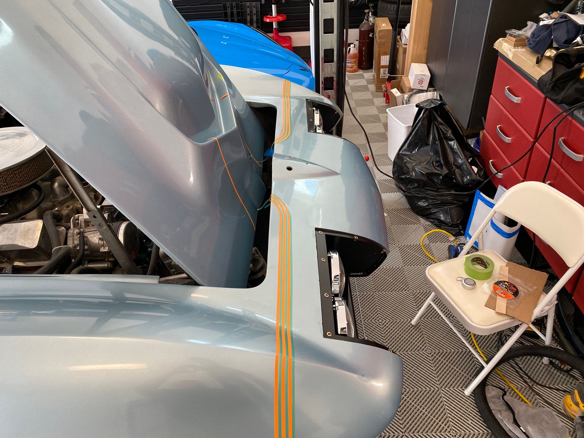 Compound curves make this tricky and that is all a Corvette has!