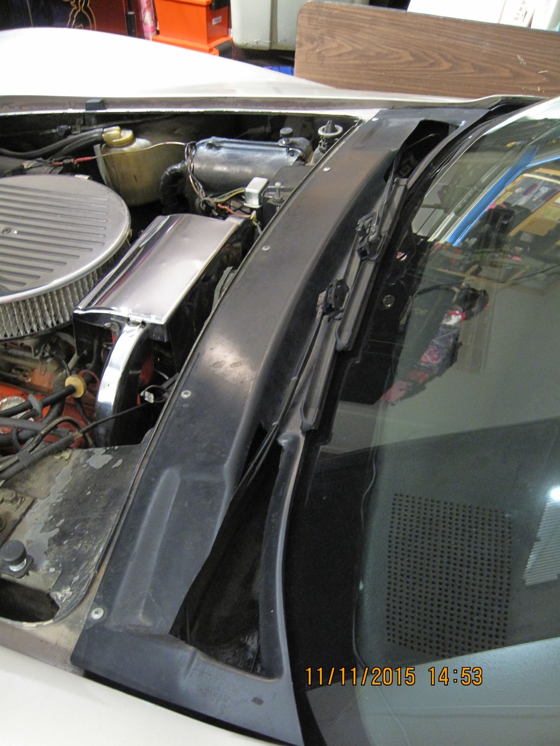 Wiper Compartment Cover CorvetteForum Chevrolet Corvette Forum