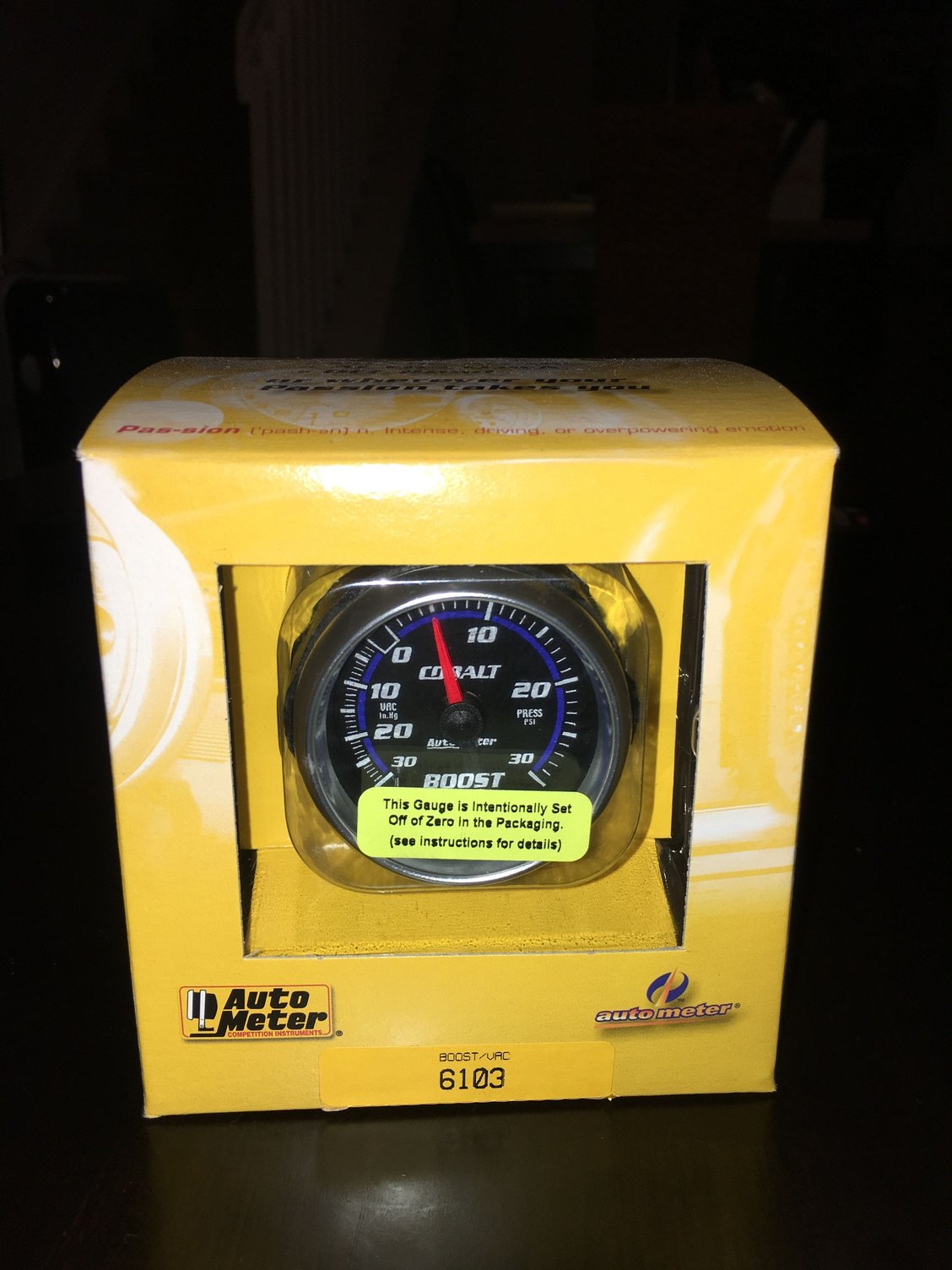 FS (For Sale) Brand New AutoMeter Cobalt Boost gauge (30psi) Never