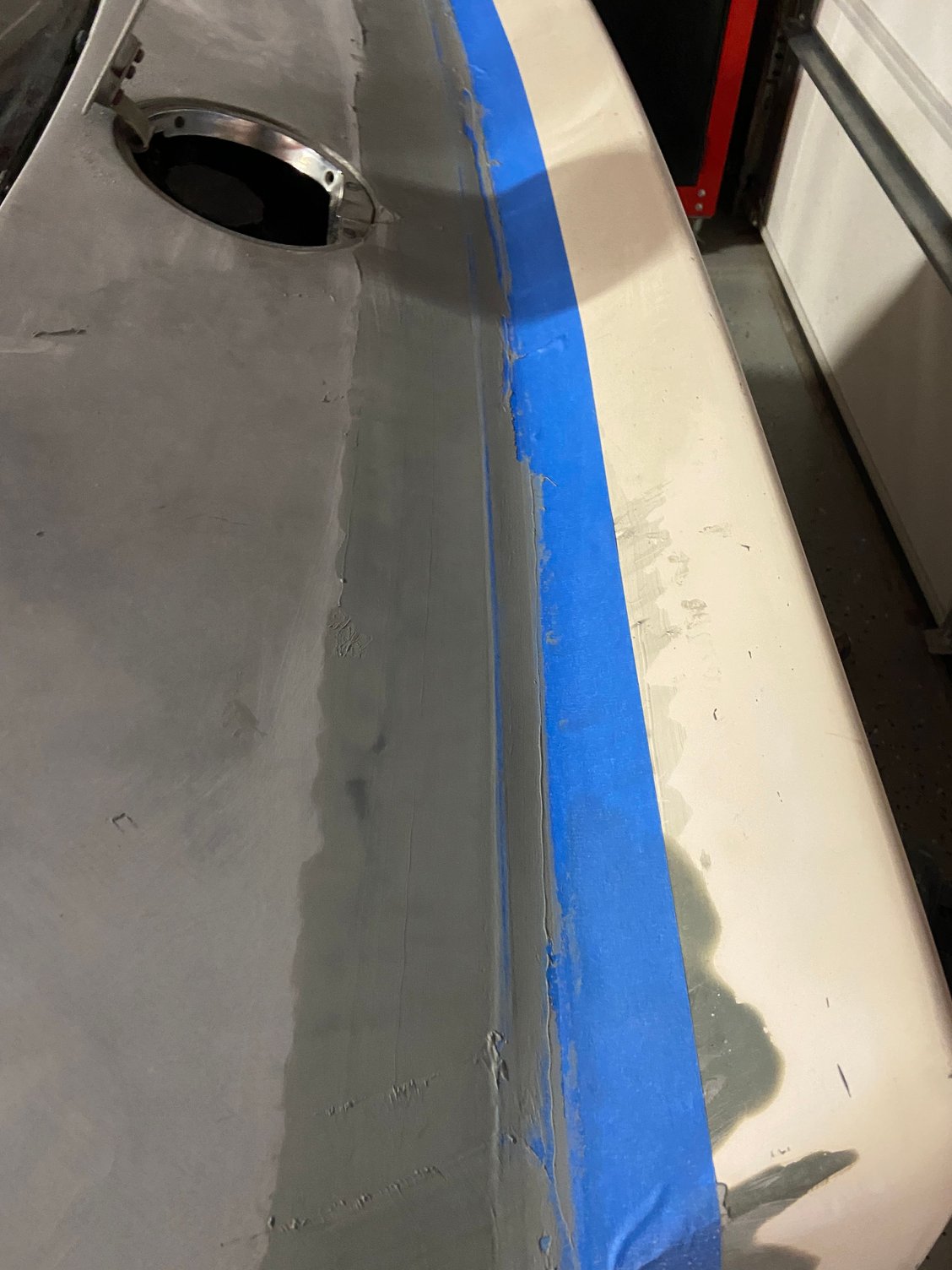 Using the tape and mold release product per Dubs instructions