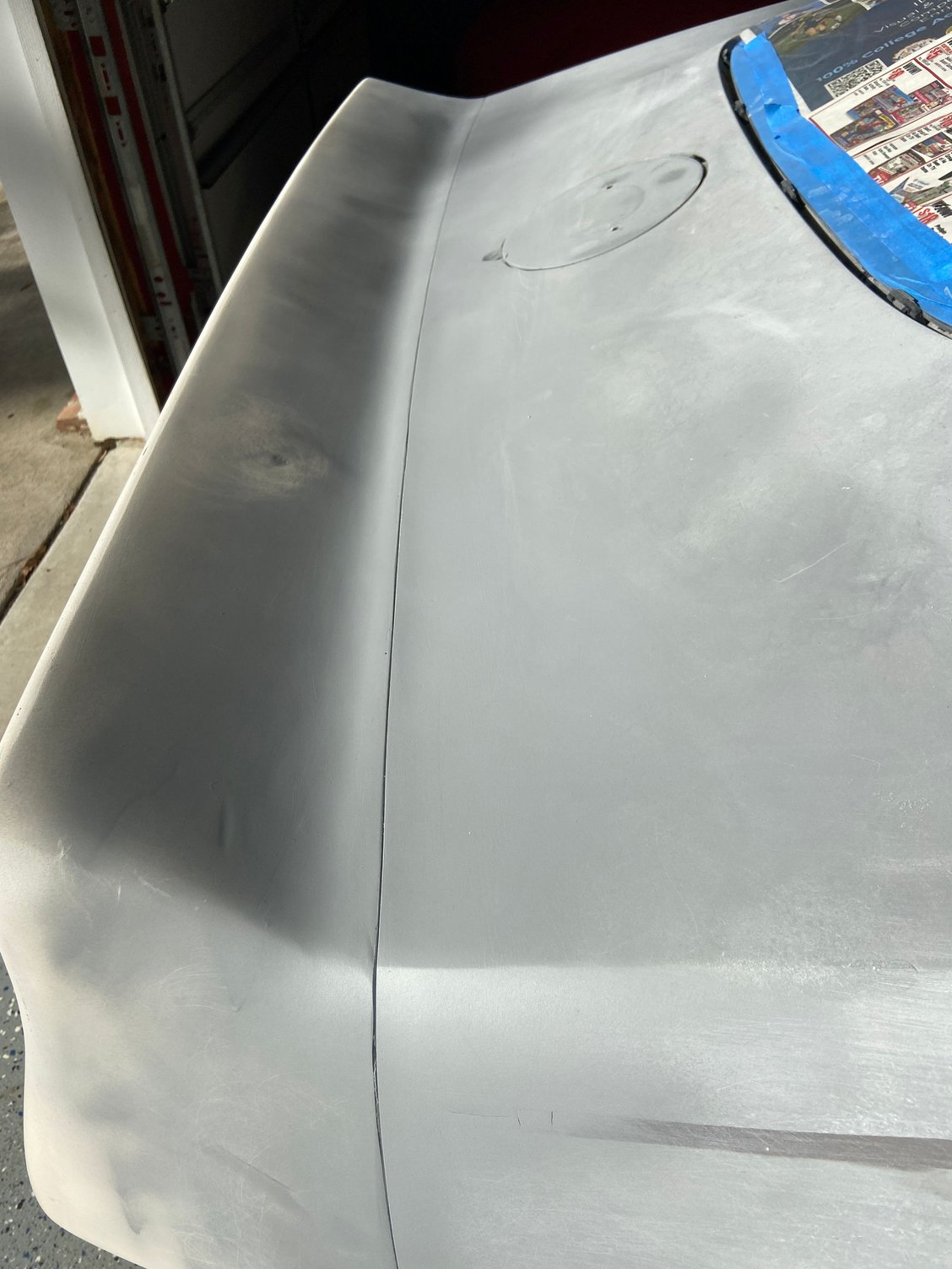 More fitting and sanding.  My wife said to just glass it all over and eliminate the seam.But wheres the challenge in that?