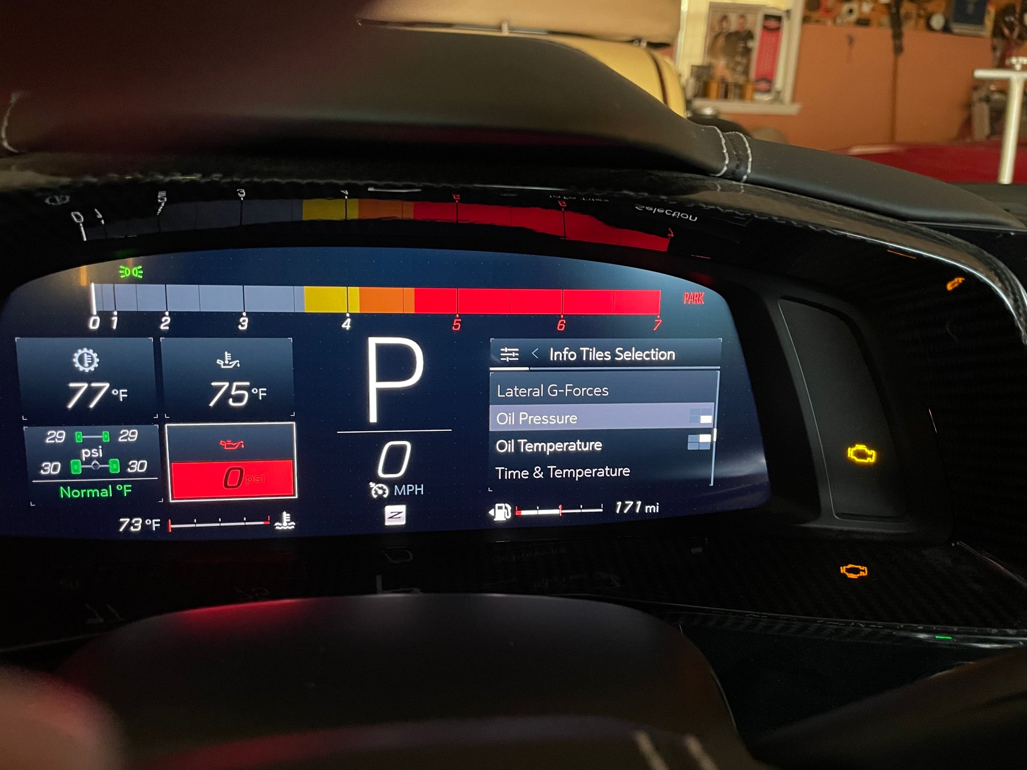 InfoTiles Selection Menu