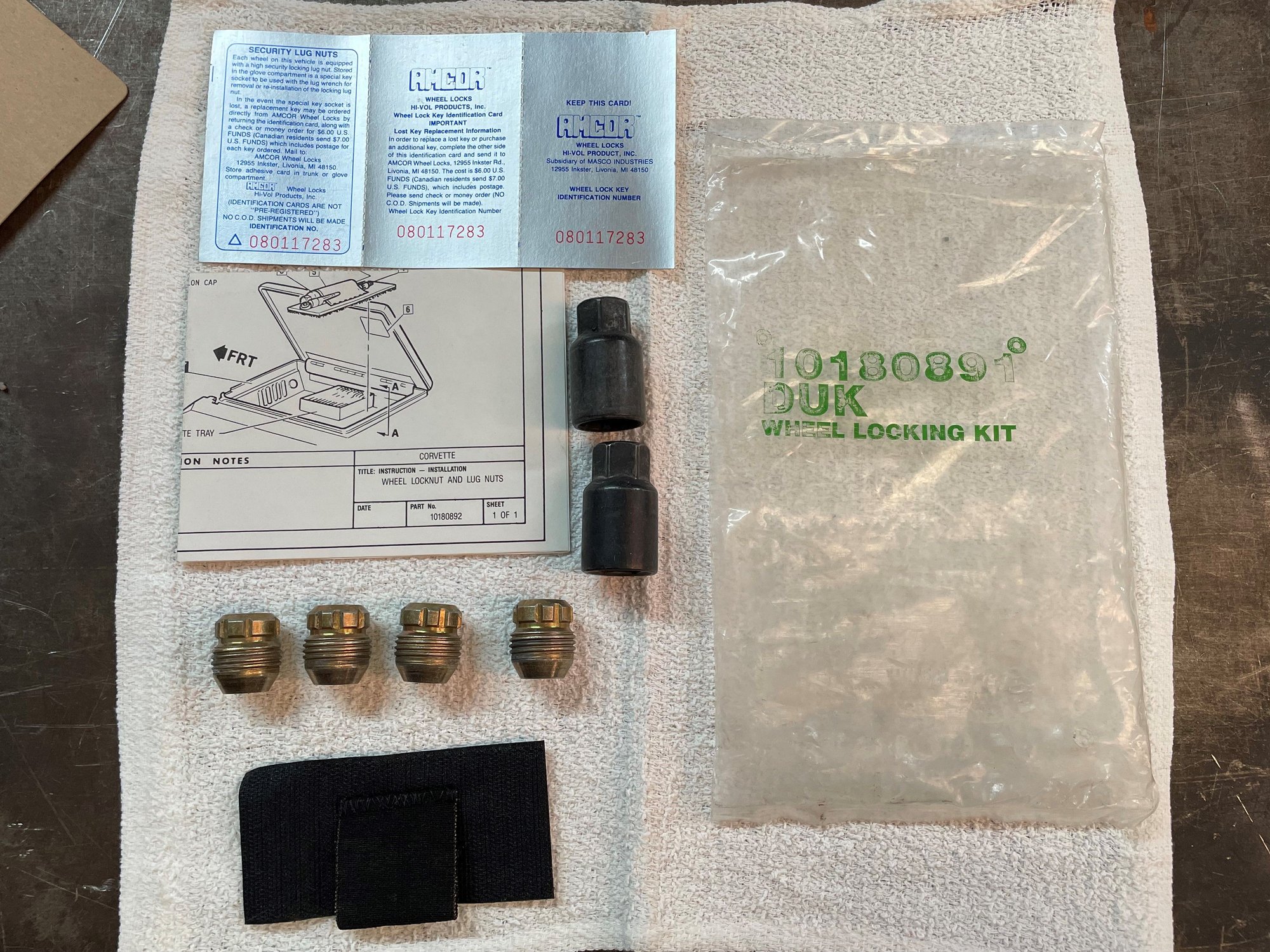 FS (For Sale) Factory Wheel Lock Kit (new) CorvetteForum Chevrolet