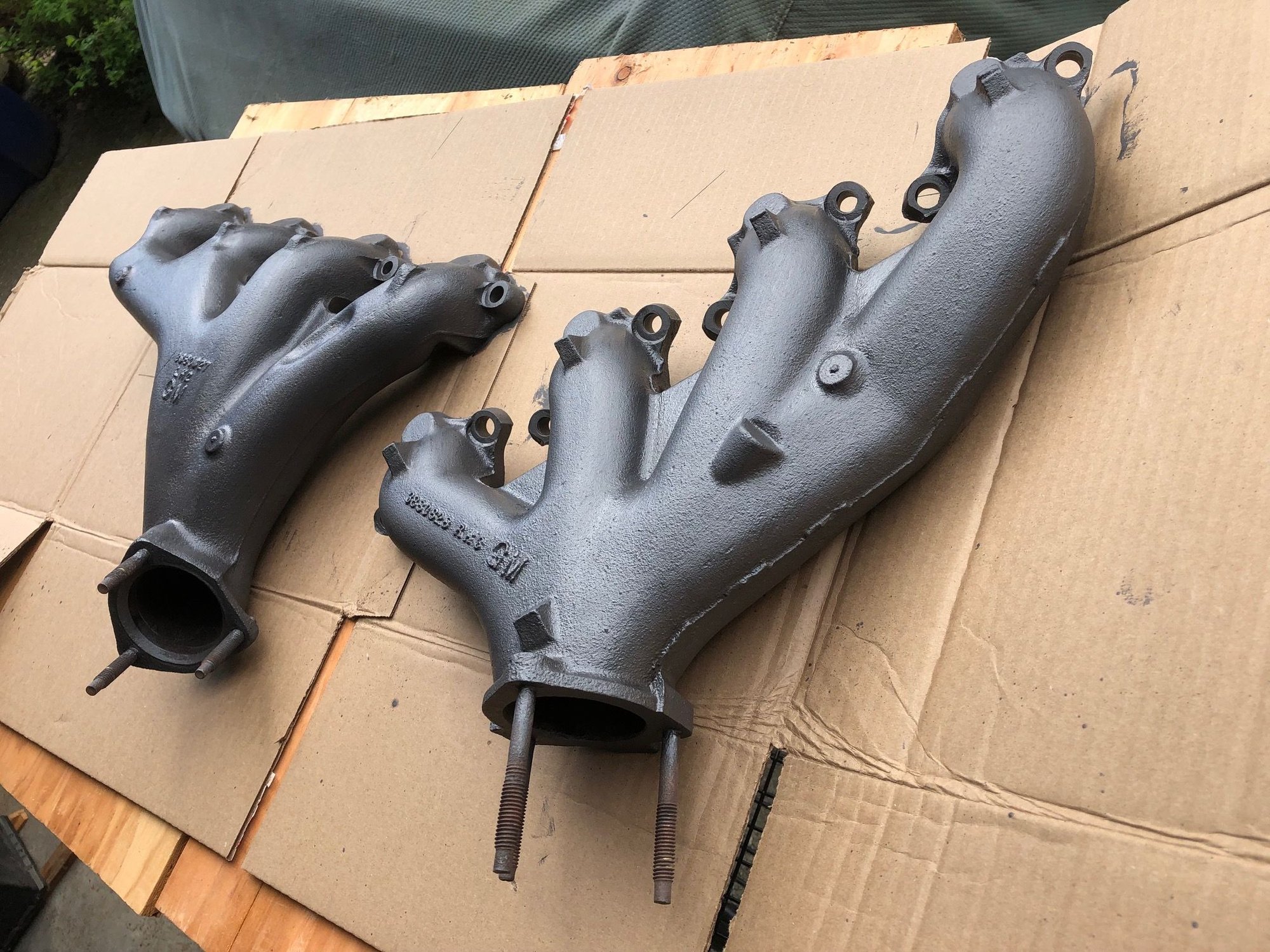 Exhaust manifolds painted with Por15 CorvetteForum Chevrolet Corvette Forum Discussion