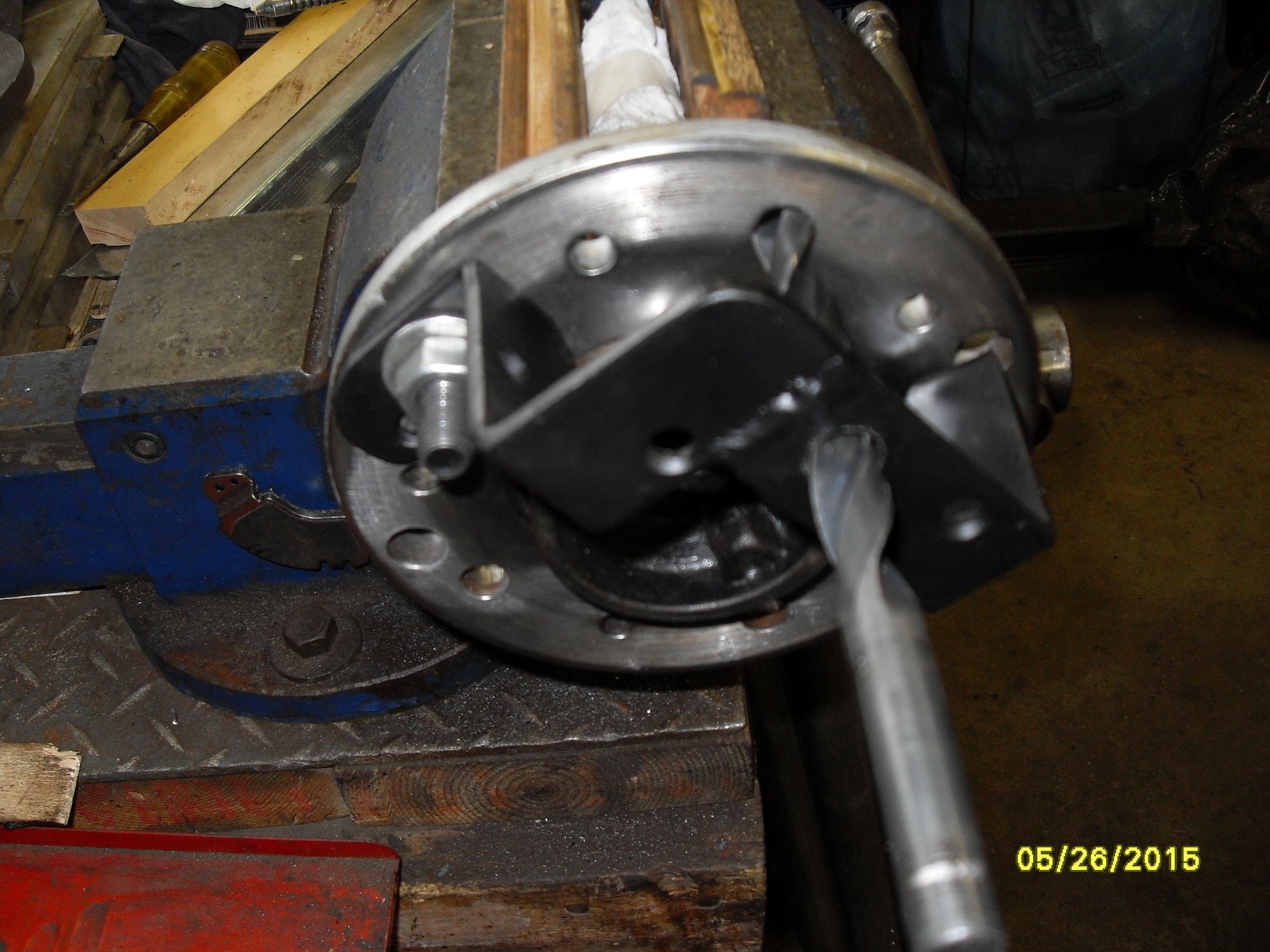 Drilling rear spindle for wheel studs CorvetteForum Chevrolet
