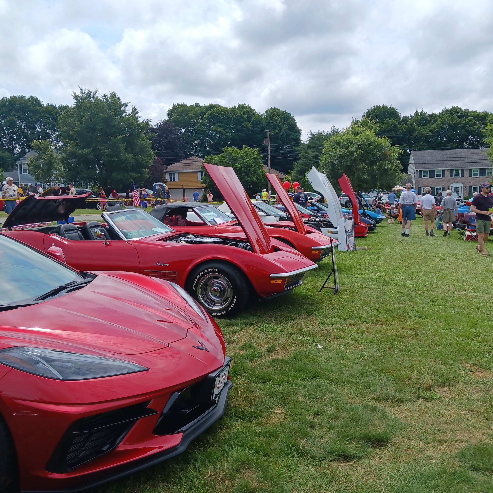 Endicott car show, 50th anniversary CorvetteForum Chevrolet