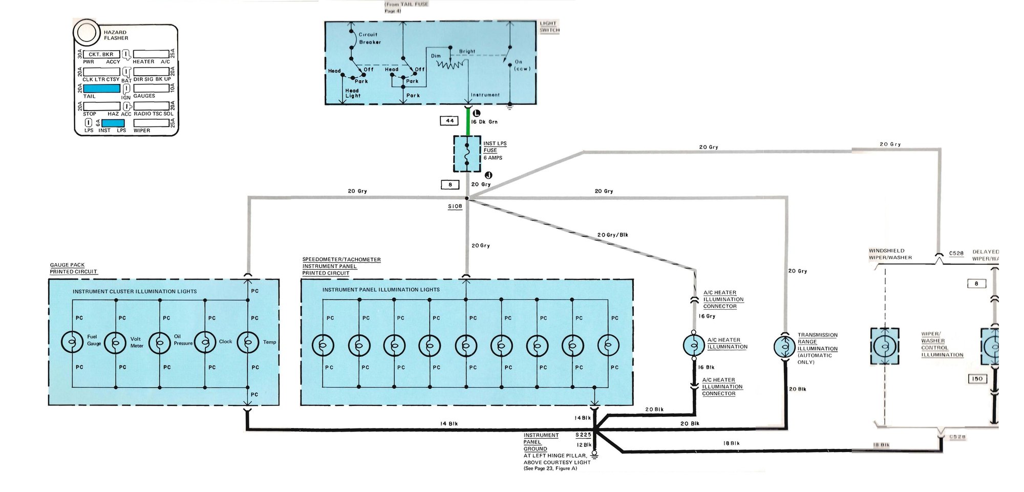 Dash Lights Not Working on 78 Rebuild CorvetteForum Chevrolet