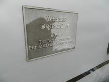 Rail car at Webers made by my former employer the Budd company!!