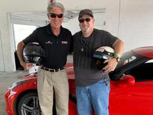 Me (on the right) and my instructor