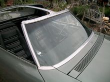 Windshield trim is in.