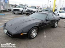 1986 Chevrolet Corvette Z51 Driver Side with Angle