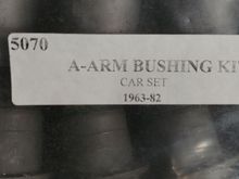 Upper and Lower Control Arm Bushing Kit - Contains eight bushings.  From Bair's Corvette. Retail $39.00 plus shipping.