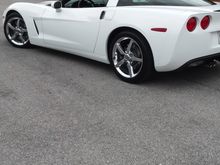 C7 wheels on my C6