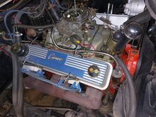Not stock manifold, but bolts right up. I had to use the electric choke, but your divorced choke should work too with a little work