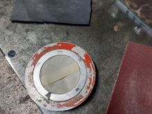 Divots repaired with JB Weld