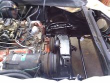 Radiator out h2o pump next then fuel lines & hoses
