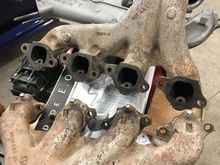 There’s one stud missing, not broken off, and I will put a new one in before selling. It probably unscrewed out of the manifold instead of the nut coming off of it, and I probably even have it somewhere, but who knows where.