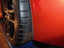 BEFORE with stock guards on rear