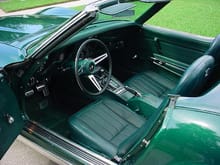 Drivers side interior