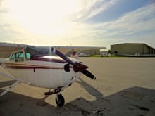 Not in the garage, but not far from it. 1981 Cessna 172. Looking to upgrade to possibly a Mooney Bravo or a Cessna 310.