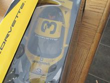 Autoart 2000 C5-R autographed by drivers Andy Pilgrim and Ron Fellows.