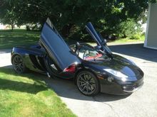 Gullwing doors are cool as are the carbon ceramic brake rotors.