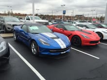 New 2016 Corvette Convertible in line up