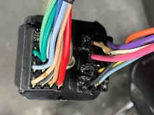 Installed pink wire to the fuse block connector 