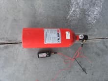 fire bottle with electric trigger