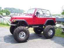 93 YJ 20 inch coilover susp.,42&quot; Irok tires, 498hp LS1,For Sale, 703 670 4566