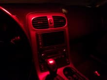 Red LED Interior Lights