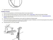 Model year 2000 thru 2004 install procedure