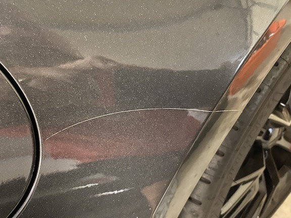 How to buff out PPF after road object impact?