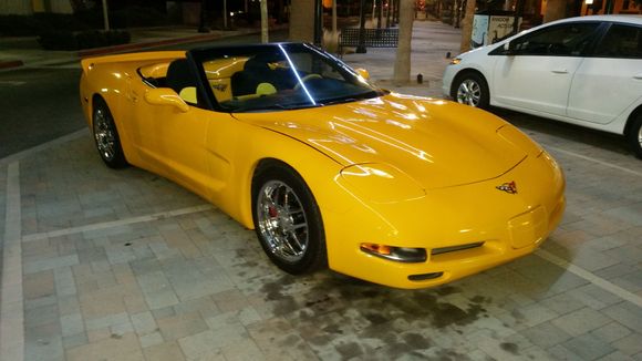 , Her first night out on the town and looking good despite not having been buffed out yet