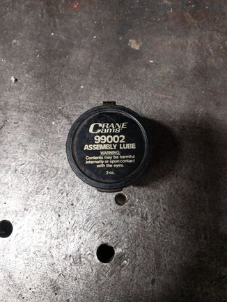 Moly cam break-in lube from another century