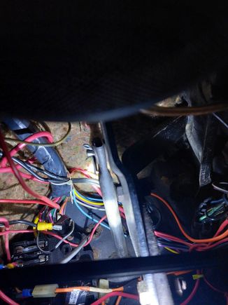 Missing the beveled washer and cotter pin almost broken thru.