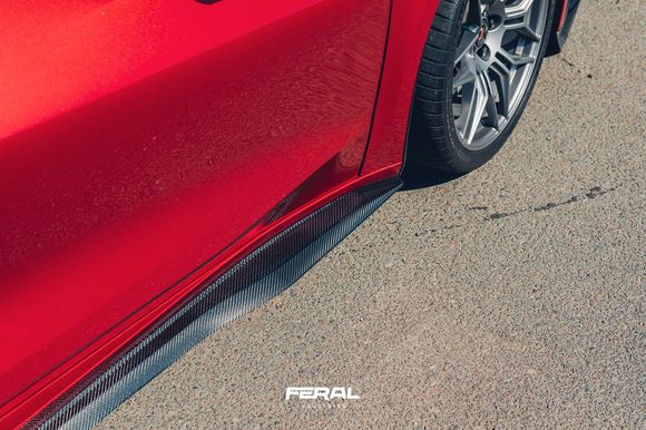 Feral Industries C8 Z06 Carbon Fiber Side Skirt