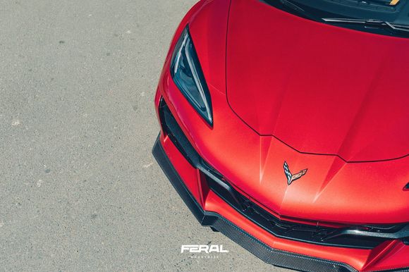 Feral Industries C8 Z06 Carbon Fiber Front Lip Spoiler