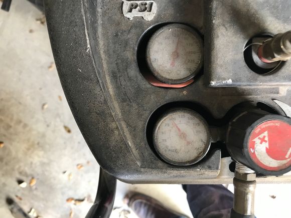 And charge the closed loop up to 100psi. The weakest link is rated at 600psi, but the fuel system will only see around 60psi. A little soapy water proves it is leak free. 15 minutes of work for piece of mind. 