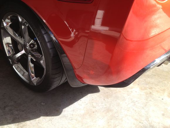 added CF Mud flaps