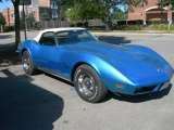 1973 blue convertible . wifes dream car