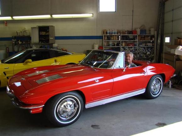 Corvettes   My '63 and 2009 ZR1 33 (Medium)