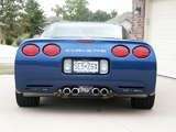 2003 Corvette Rear View - Before Mods