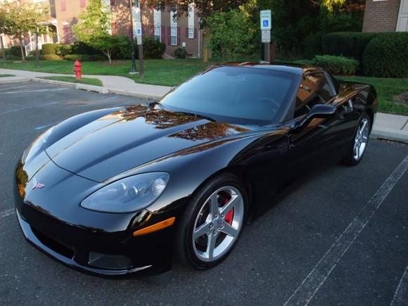 The C6 Z-51 after waxing with Zaino.