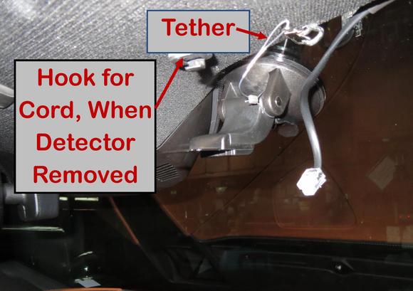 Vibration Damper Made From Thin Stainless Fishing Leader and Very Small Eye Hook
